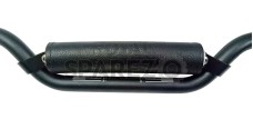 Royal Enfield Interceptor 650 Handlebar Brace Pad Black Leather